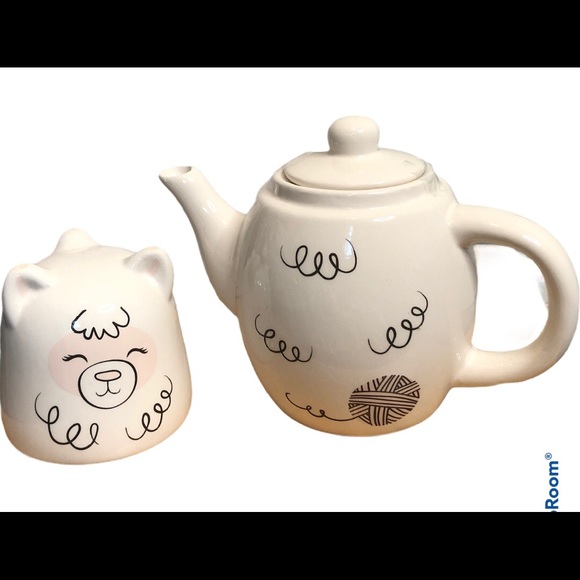 Alpaca 2 piece teapot and cup set. - Picture 4 of 4